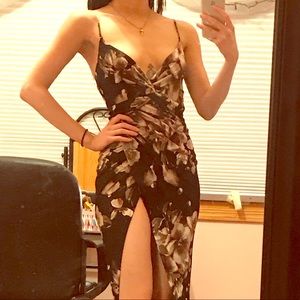Floral Slit Dress